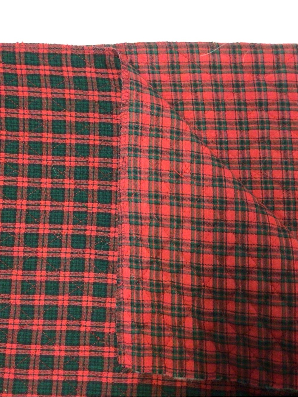 Vintage Joann Fabrics Pre-Quilted Double-Sided Fabric - 6 1/2 yards